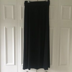 Black Maxi Skirt, Size M